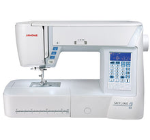 Load image into Gallery viewer, JANOME SKYLINE S3 SEWING & QUILTING MACHINE