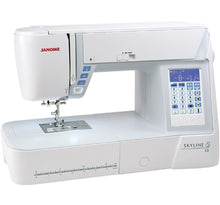 Load image into Gallery viewer, JANOME SKYLINE S3 SEWING & QUILTING MACHINE