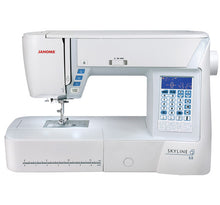 Load image into Gallery viewer, JANOME SKYLINE S3 SEWING &amp; QUILTING MACHINE

