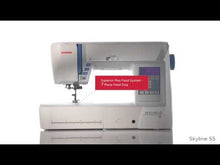 Load and play video in Gallery viewer, JANOME SKYLINE S5 SEWING &amp; QUILTING MACHINE
